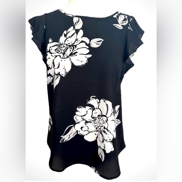 Ann Taylor Blouse, Black and White, Size Small - Picture 6 of 6